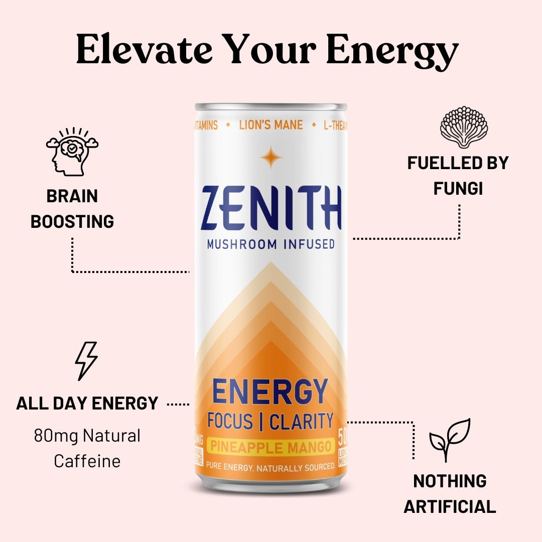 Pineapple Mango Natural Energy - Zenith drinks