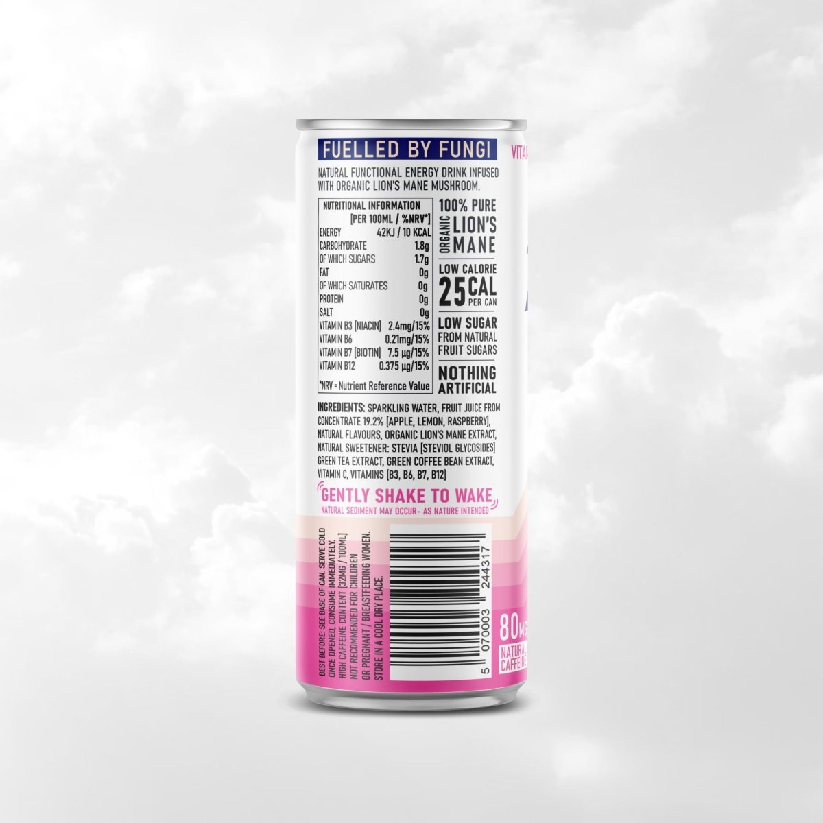 Raspberry Lemon Natural Energy - Zenith drinks